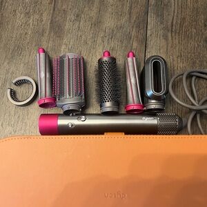 Dyson Air Wrap Multi-Styler Set in Pink and Gray